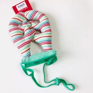 Dog Striped Christmas Antlers